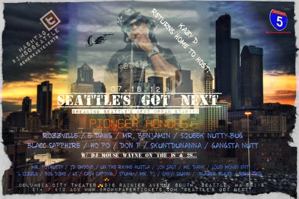 KAZY D Returns to Seattle to Host SEATTLE'S GOT NEXT!!!