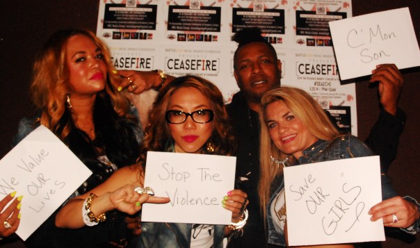 @FlyBeUnique, @HeatherGin & @RejiLefluer Raise Their Voice Against Violent Crimes!!!