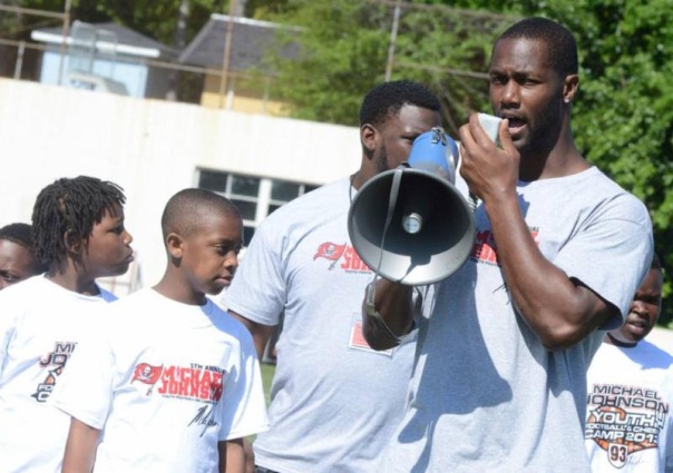 Michael Johnson heading up his annual Fun Fest w/ The NFL and Michael Johnson Youth Football & Cheer Camp.